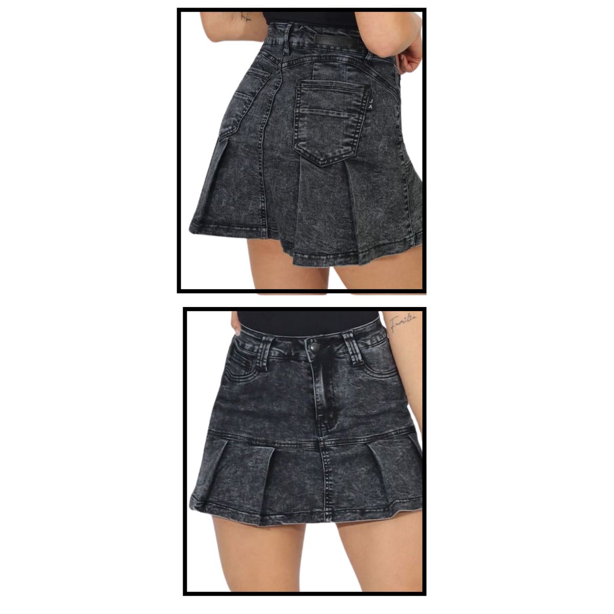 D'JOE - Falda Jeans Con Short Mujer Rose