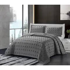 GENERICO - COBERTORES DE VERANO QUILT DE ALGODON SEMI-ACOLCHADOS