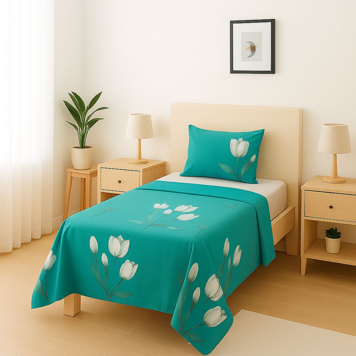 ARMONIA - Set de sábanas 1½ 144 hilos Juego edición 769 classic ropa de cama 7EF