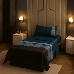 ARMONIA - Sábanas 1½ plazas 144 hilos estilo 774 clásicas 7EF