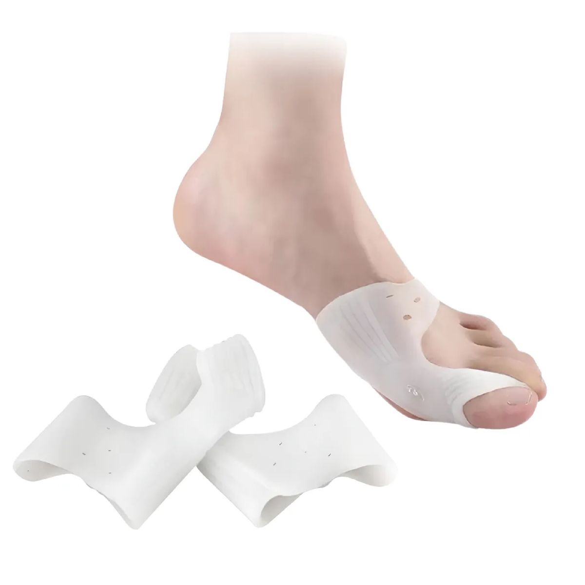 GENERICO - Corrector Ortopedico Hallux Valgus Y Juanete De Silicona Gel