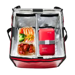 GENERICO - Bolso Mochila para Delivery y entrega de comida tamaño grande