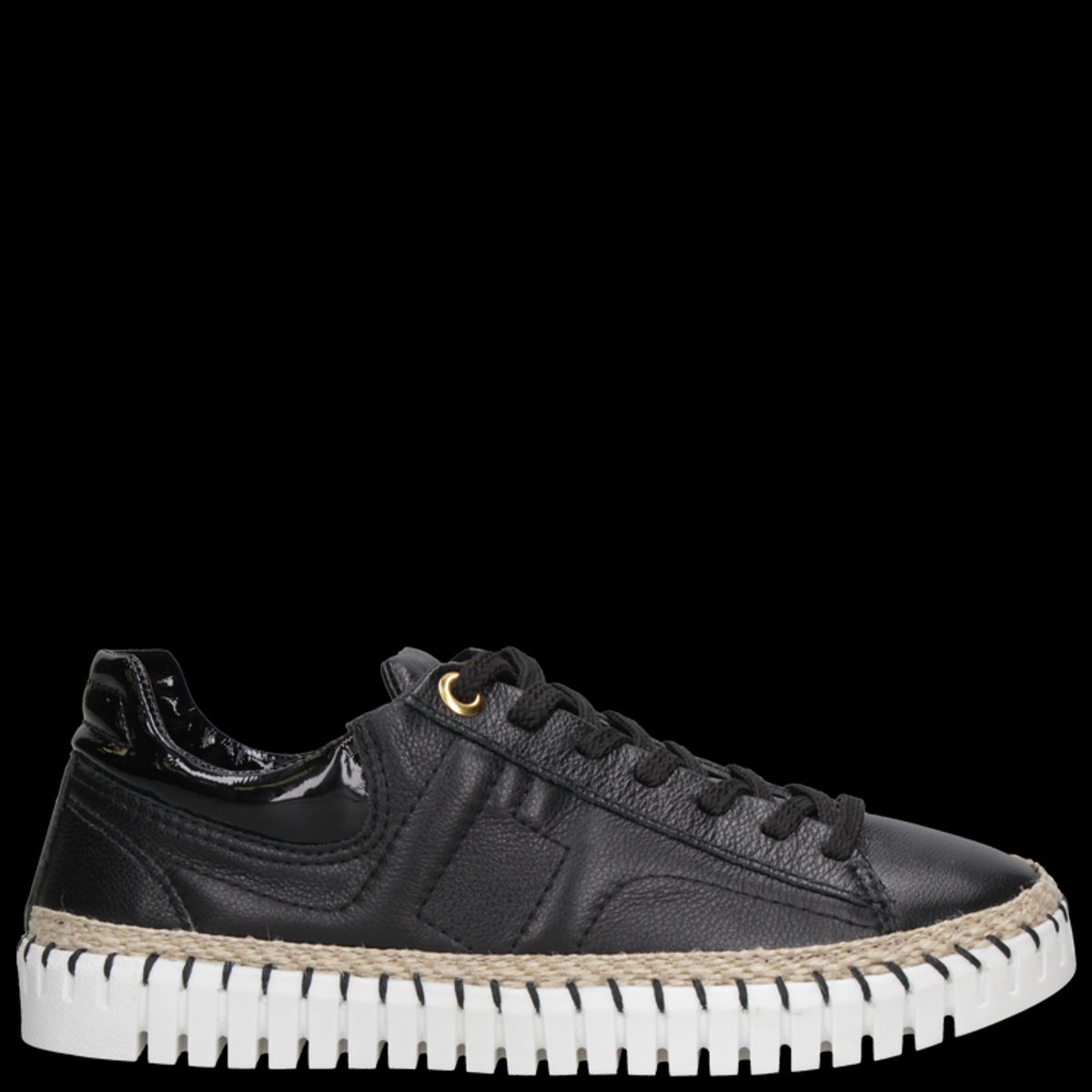 LUZ DA LUA - Zapatilla Casual Mujer Negro Luz da Lua