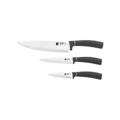 BERGNER - SET 3 CUCHILLOS ACERO INOXIDABLE COPPER