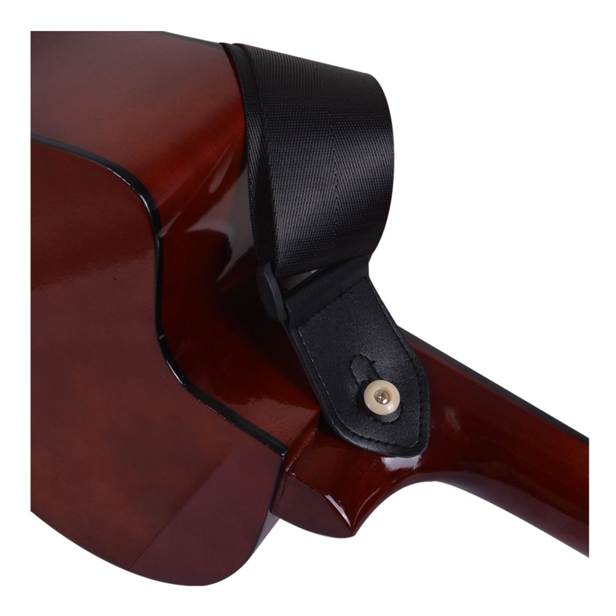 SCORPION - COLGADOR - CORREA PARA GUITARRA NEGRO SC-2100 SCORPION