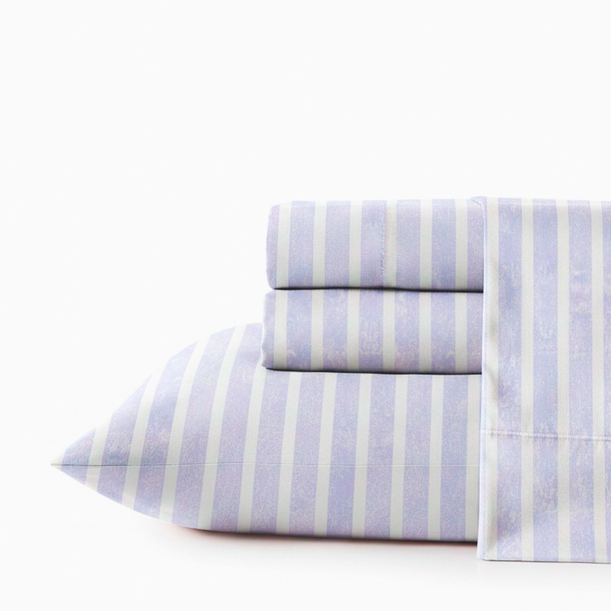NAUTICA - Juego de Sábanas Nautica 3piezas microfibra 1,5 Plazas lineas celeste