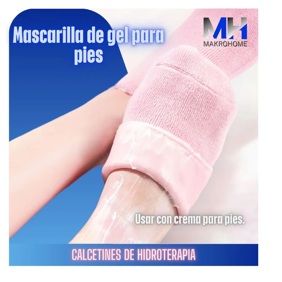 GENERICO - Calcetines Hidratante Exfoliante Spa Interior De Gel