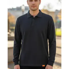 T-WORLD - Polera Pique Hombre Manga Larga