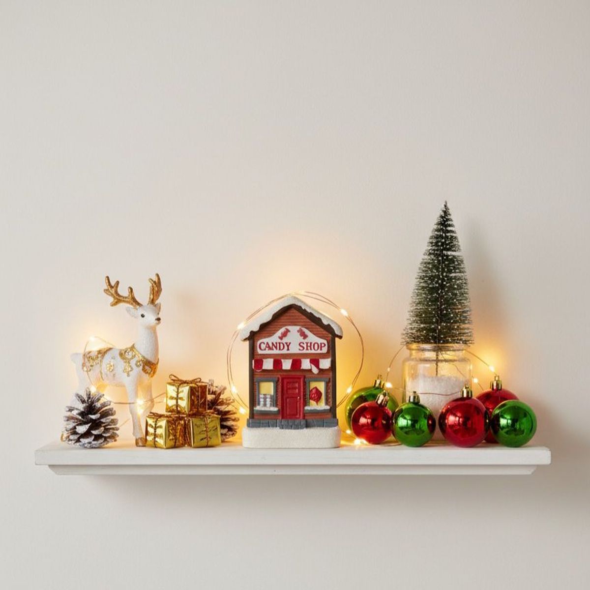 WAKESHOME - Tiendas Adorno De Navidad Decoración De Pascua Para Arbolito