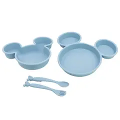 DISNEY - Set de Alimentación 4 Piezas Mickey y Minnie