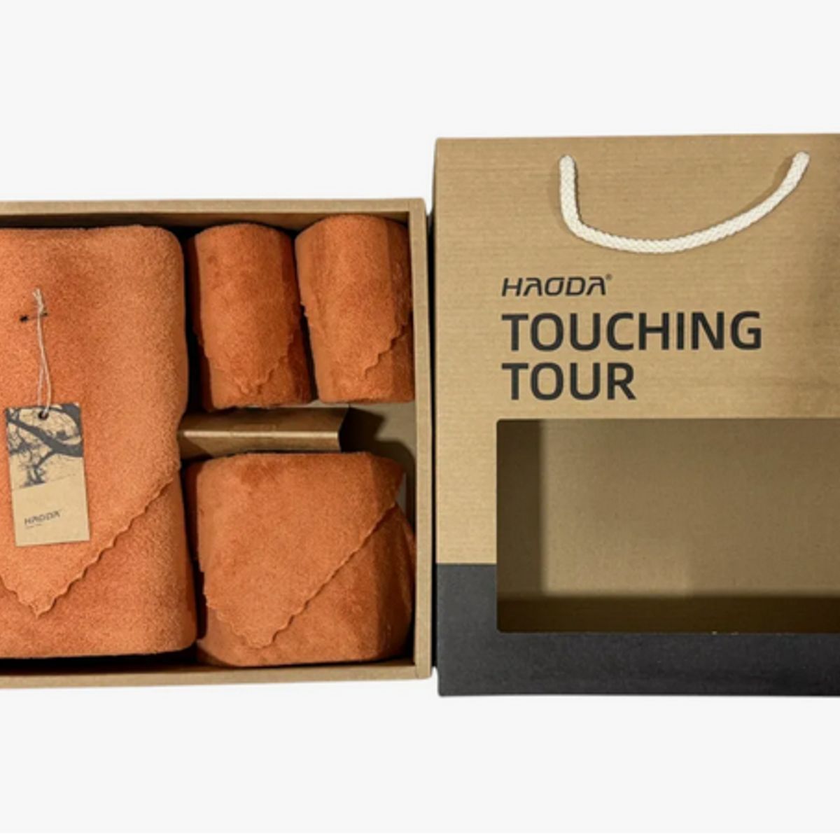 OKAY - Set 4 Toallas Baño Suave De Vellón Coral Con Caja De Regalo