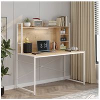 Escritorio Moderno Oficina Con Led Y Organizador 120x50x73cm