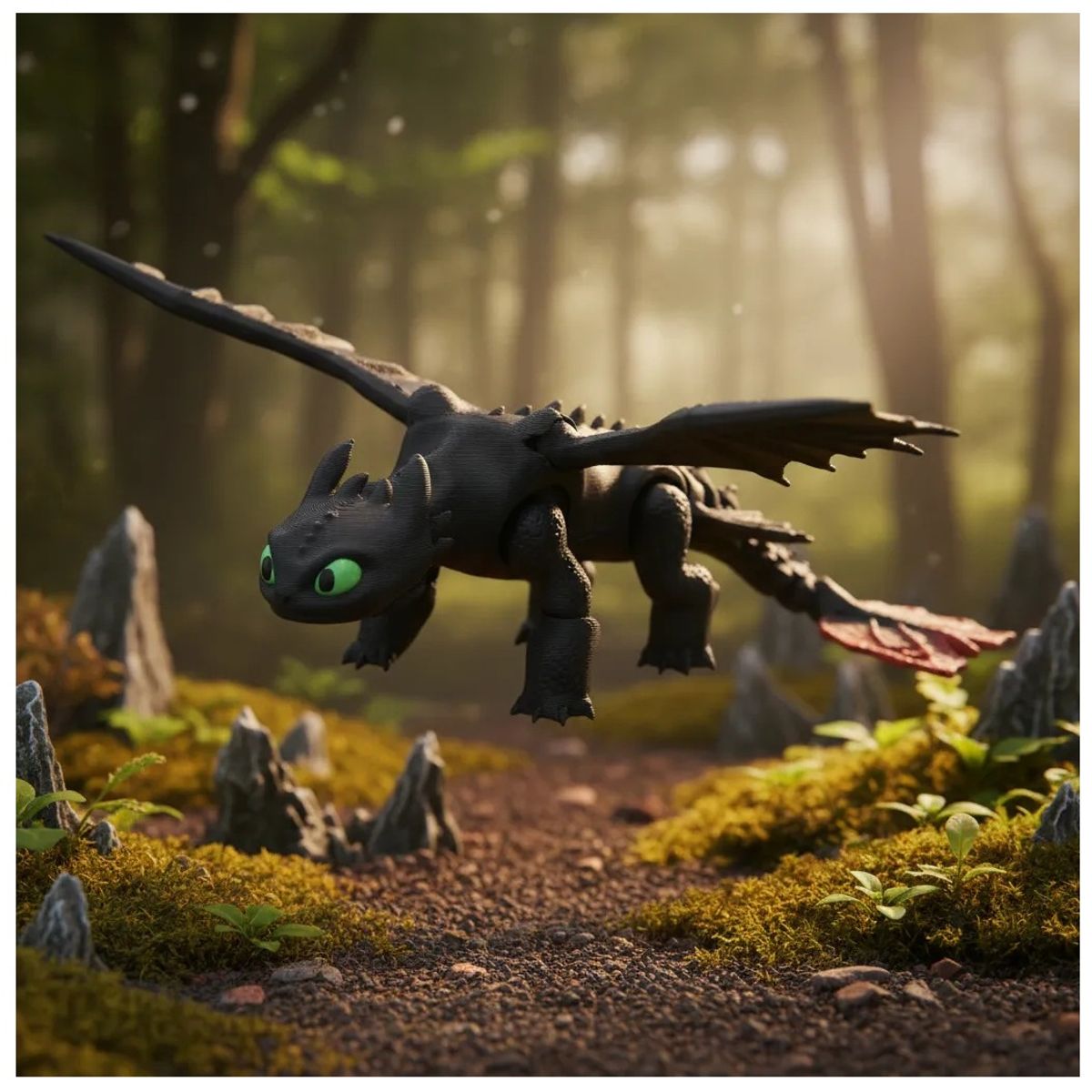 GENERICO - Figura Furia Nocturna Como Entrenar A Tu Dragón