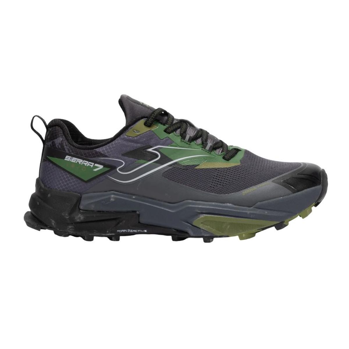 JOMA - Zapatilla Trail Running Hombre Sierra Negro Oliva  Joma
