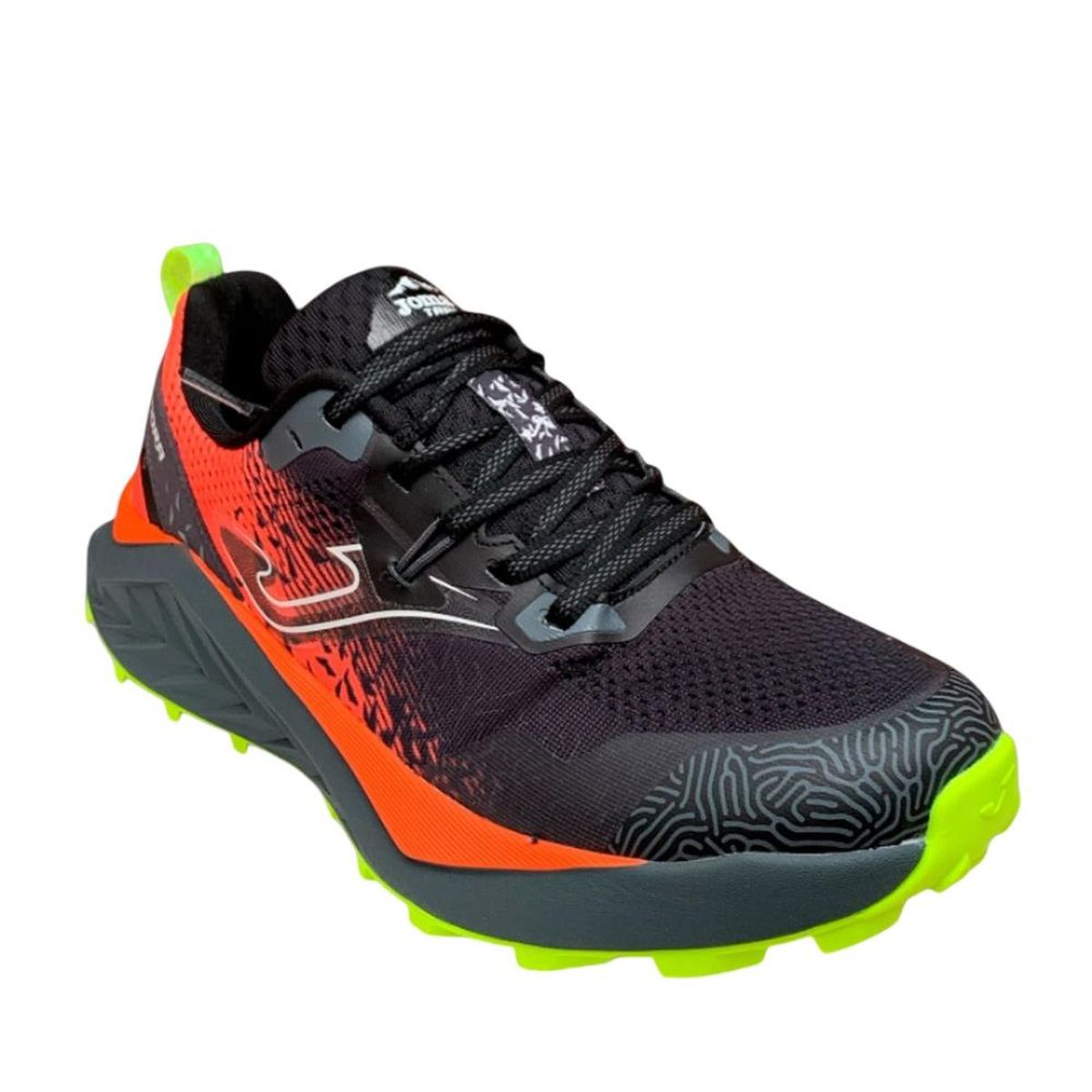 JOMA - Zapatilla Trail Running Hombre Tundra Negro Naranja Joma