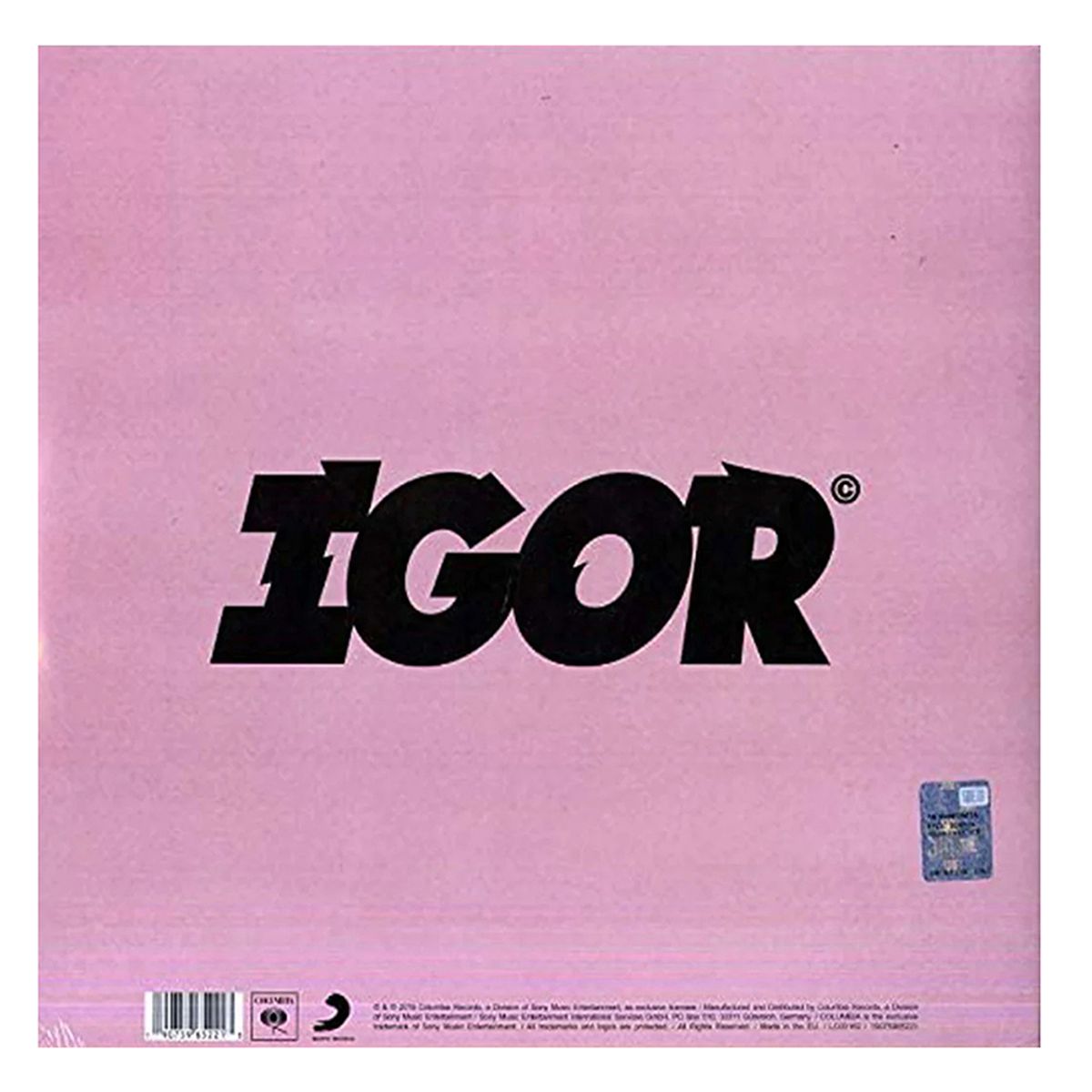 COLUMBIA RECORDS - Tyler The Creator - Igor - Vinilo