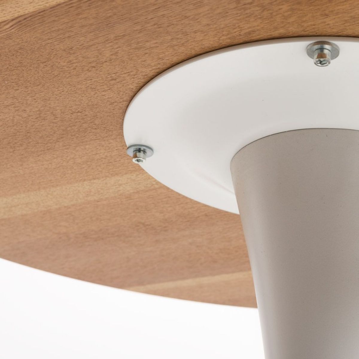 HABITA2 CHILE - Mesa de comedor Tulip 120 cm - Cubierta de Madera