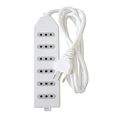 MACROTEL - ALARGADOR 6 TOMAS, 1.5 METROS. BLANCO