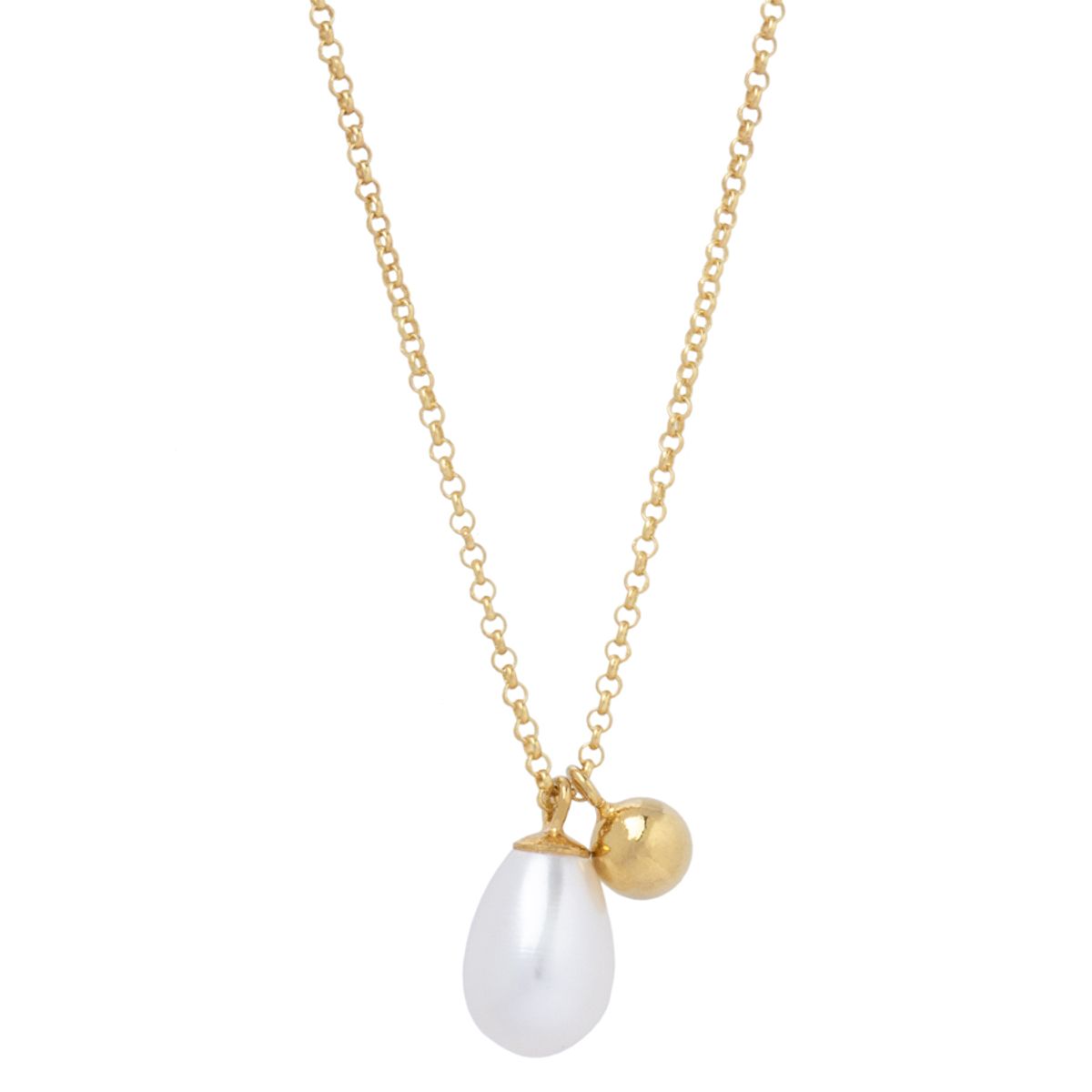 GENERICO - Collar Ina Plata Enchapada 18k