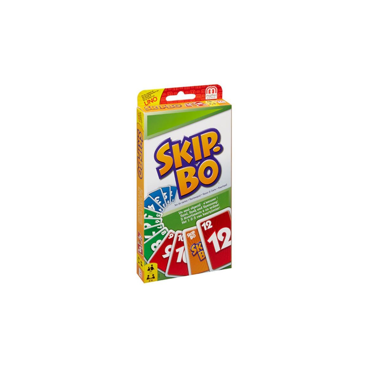 MATTEL - Skip-Bo Juego de Cartas Mattel
