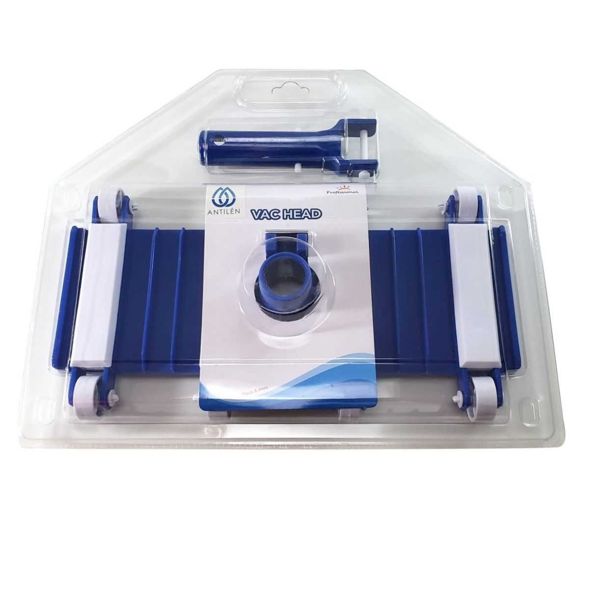 GENERICO - Limpia Fondo Flexible para piscina 8 ruedas