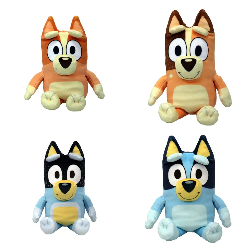BOING TOYS - Familia Bluey - Pack De 4 Unidades De Peluches - Azul