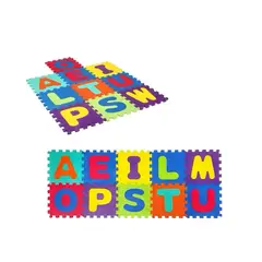GENERICO - ALFOMBRA GOMAEVA LETRAS 10 PCS