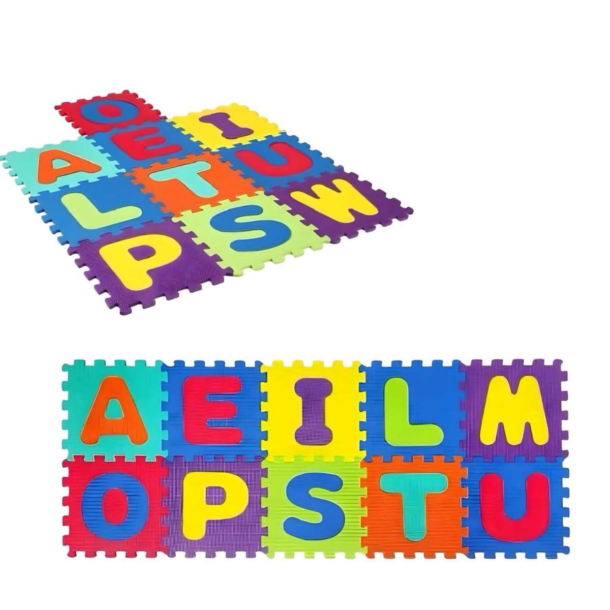 GENERICO - ALFOMBRA GOMAEVA LETRAS 10 PCS