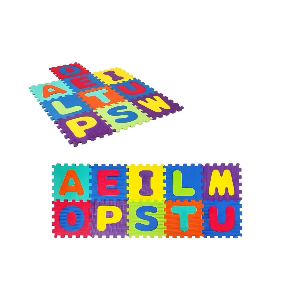 GENERICO - ALFOMBRA GOMAEVA LETRAS 10 PCS