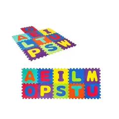 GENERICO - ALFOMBRA GOMAEVA LETRAS 10 PCS