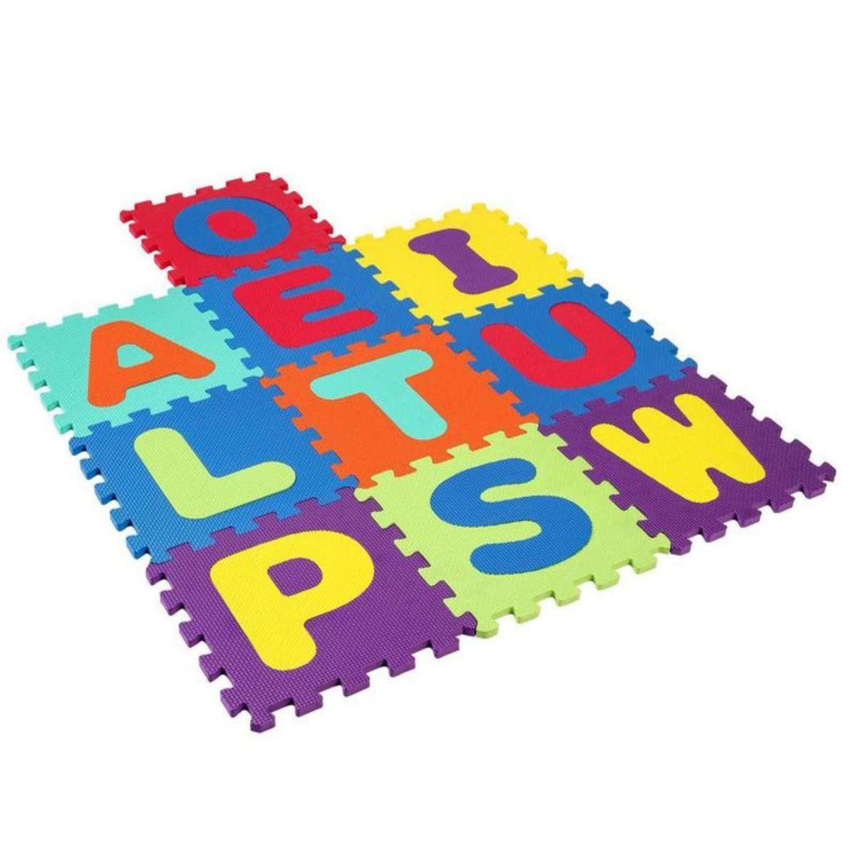 GENERICO - ALFOMBRA GOMAEVA LETRAS 10 PCS