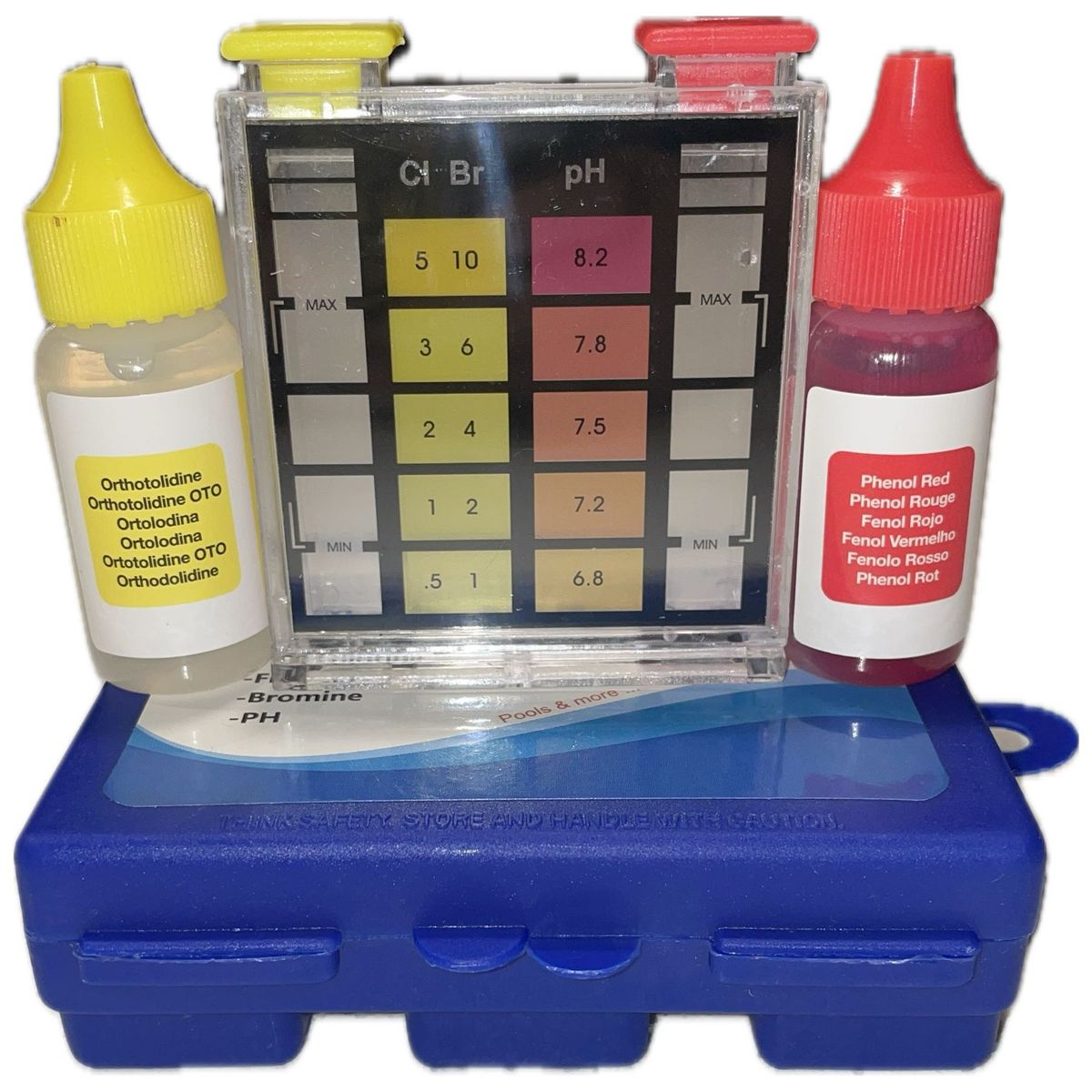 GENERICO - Kit Test De Cloro Y Ph Laboratorio Para Piscinas