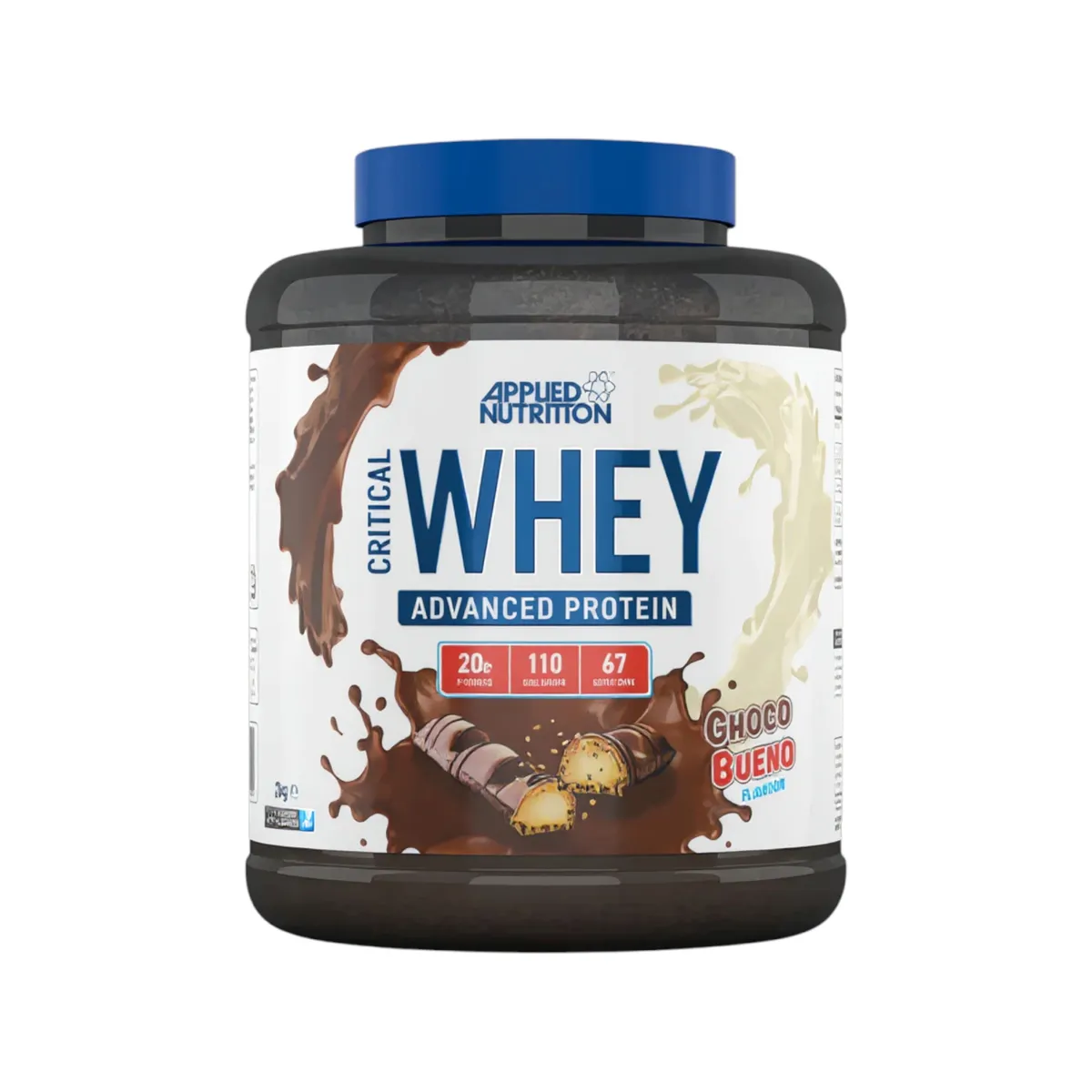 APPLIED NUTRITION - PROTEINA CRITICAL WHEY 2KG 67 SV CHOCO BUENO - APPLIED NUTRITION
