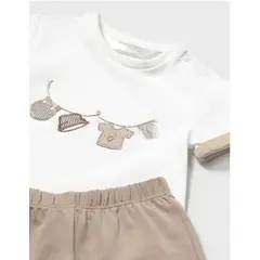 MAYORAL - Set de 2 conjuntos de pantalón corto + polera manga corta