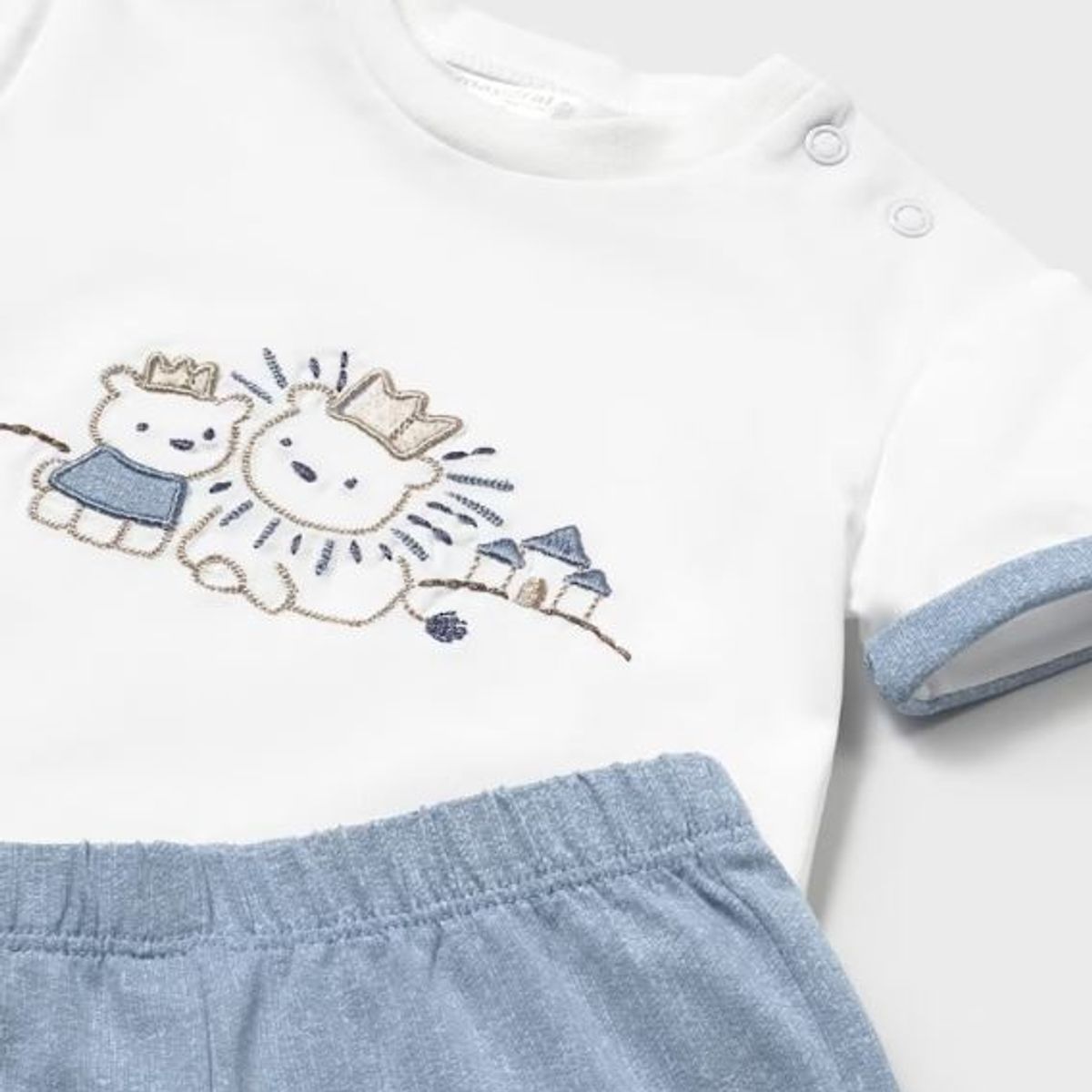 MAYORAL - Set de 2 conjuntos de pantalón corto + polera manga corta