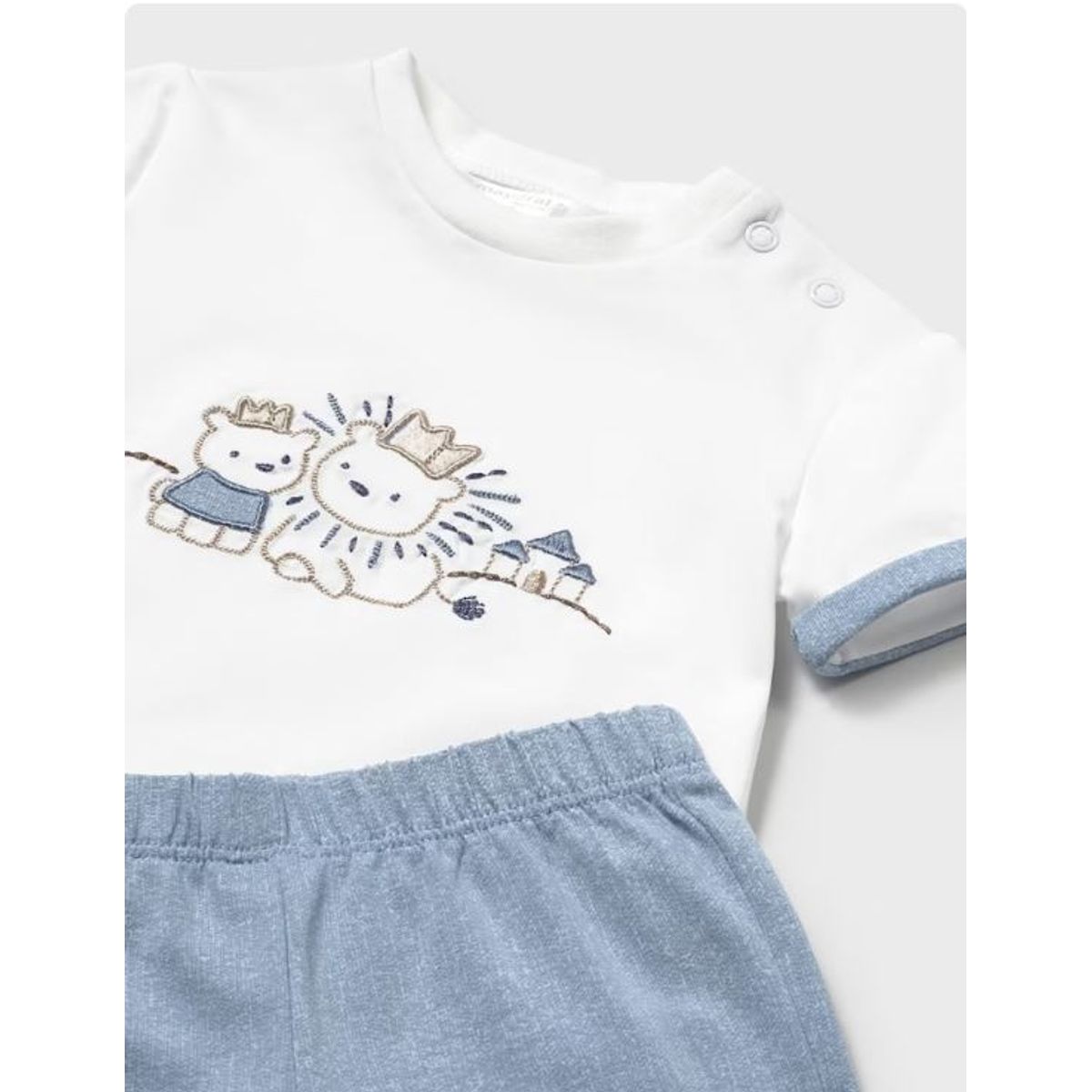 MAYORAL - Set de 2 conjuntos de pantalón corto + polera manga corta