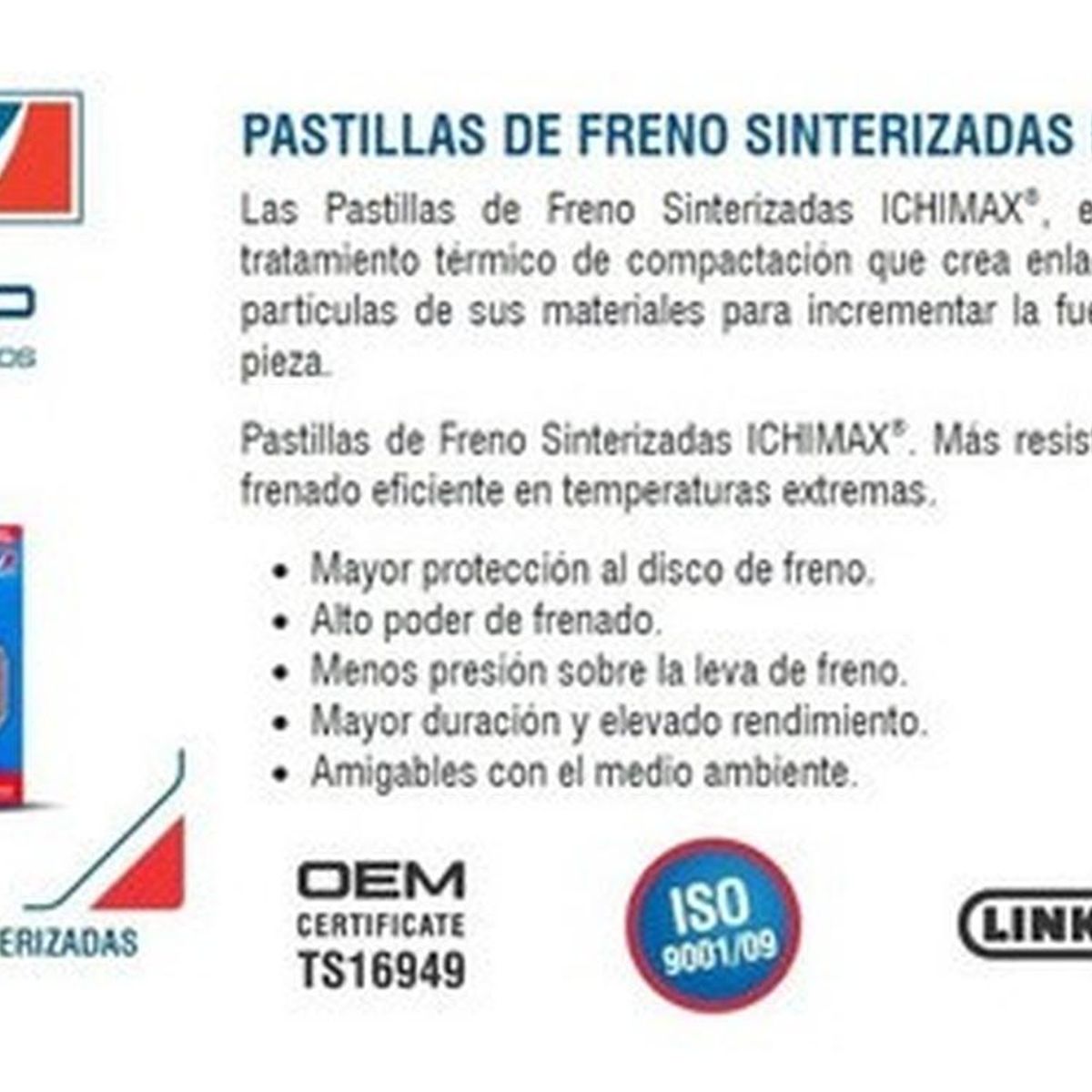 GENERICO - Pastillas De Freno Delanteras Honda Cbr 250 Con Abs Japonesa