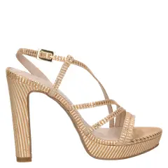 LUZ DA LUA - Sandalia Casual Mujer Dorado Luz da Lua