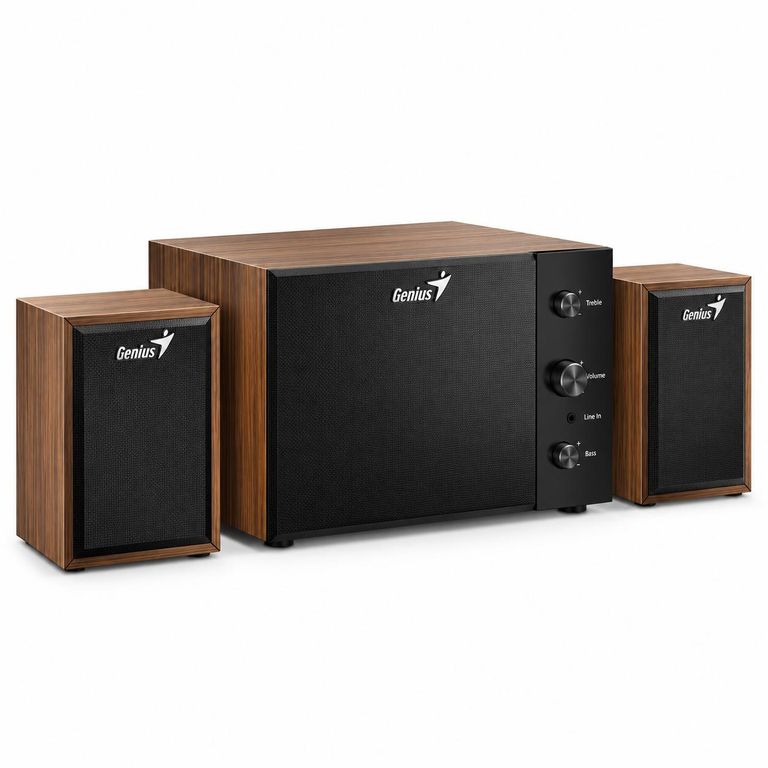 Subwoofer Multimedia Audio Stereo 21 Aux IN 35mm SW-350 Cafe