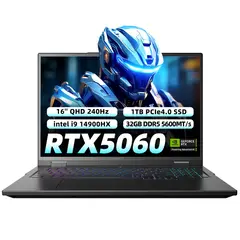 THUNDEROBOT - Notebook Gamer Zero 16 intel I9-14900HX/ RTX 5060/ 32GB Ram/ 1TB SSD/ 16" QHD