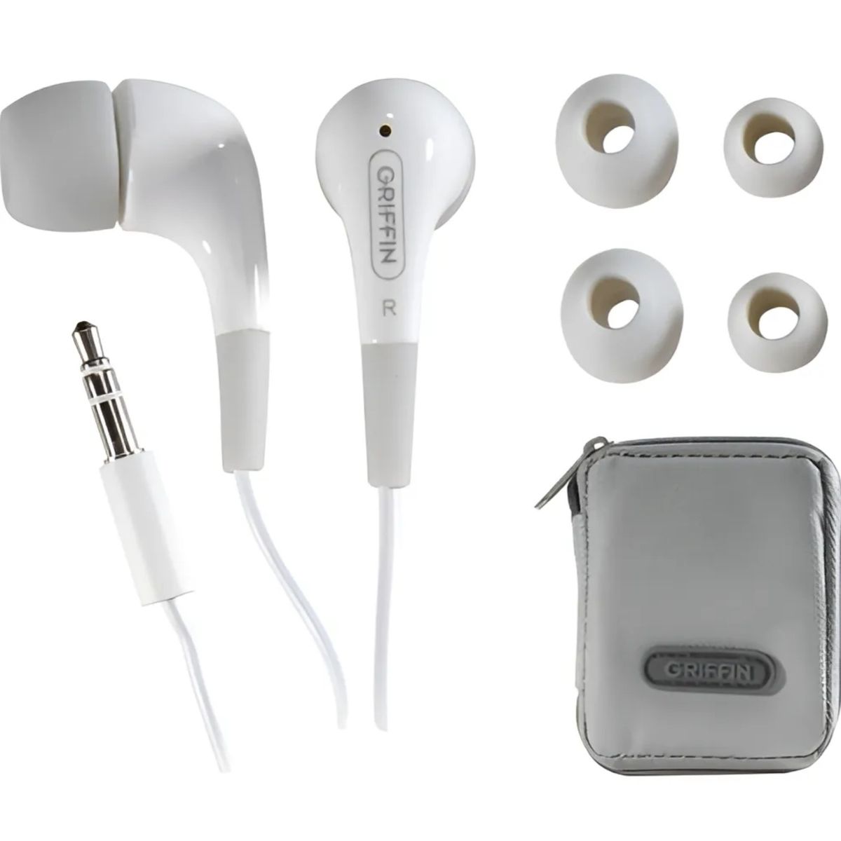 GENERICO - Audifonos In Ear 35mm Griffin Earthumps Blanco