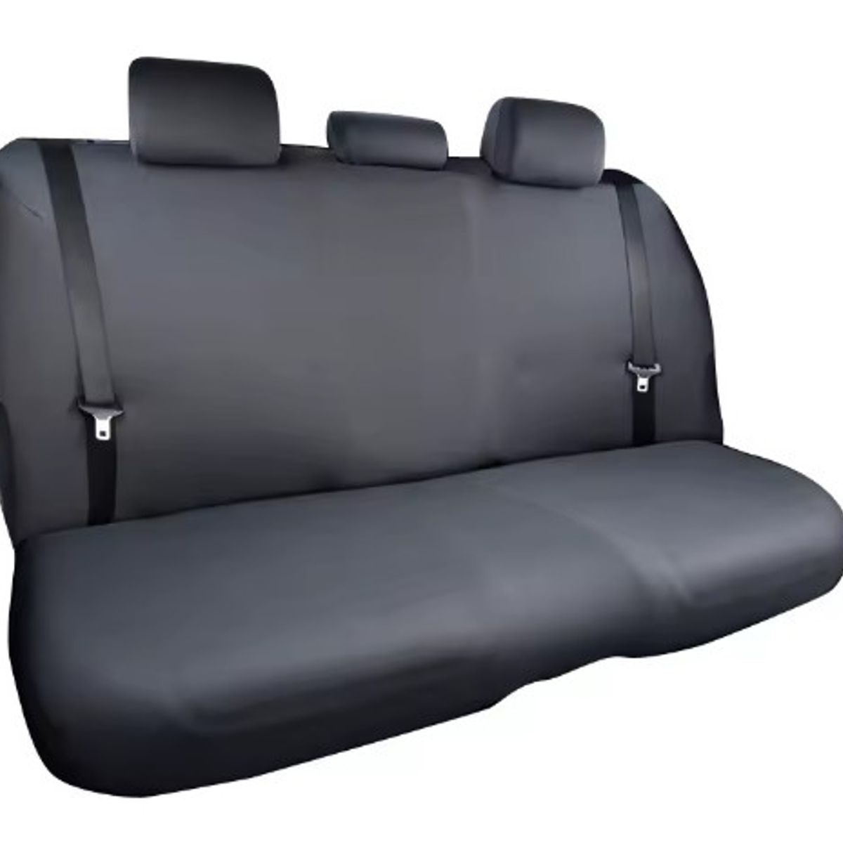 DIANA - FUNDA PARA ASIENTO DE AUTO UNICOLOR GRIS TELA LISA TAMAÑO UNIVERSAL