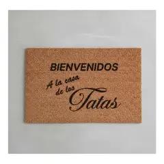 MORLAN - Alfombra Limpia Pies Tapete Personalizada Tatas Fibra De Coco