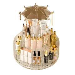 GENERICO - ORGANIZADOR DE MAQUILLAJE 360 DISEÑO SOMBRILLA