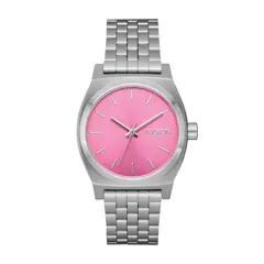 NIXON - Reloj Medium Time Teller Silver Pink