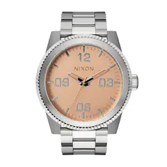 NIXON - Reloj Corporal Silver Coral