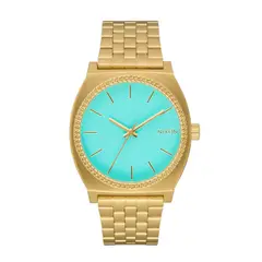 NIXON - Reloj Time Teller Gold Turquoise Gold