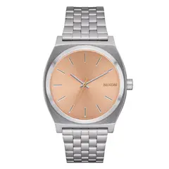 NIXON - Reloj Time Teller Silver Coral