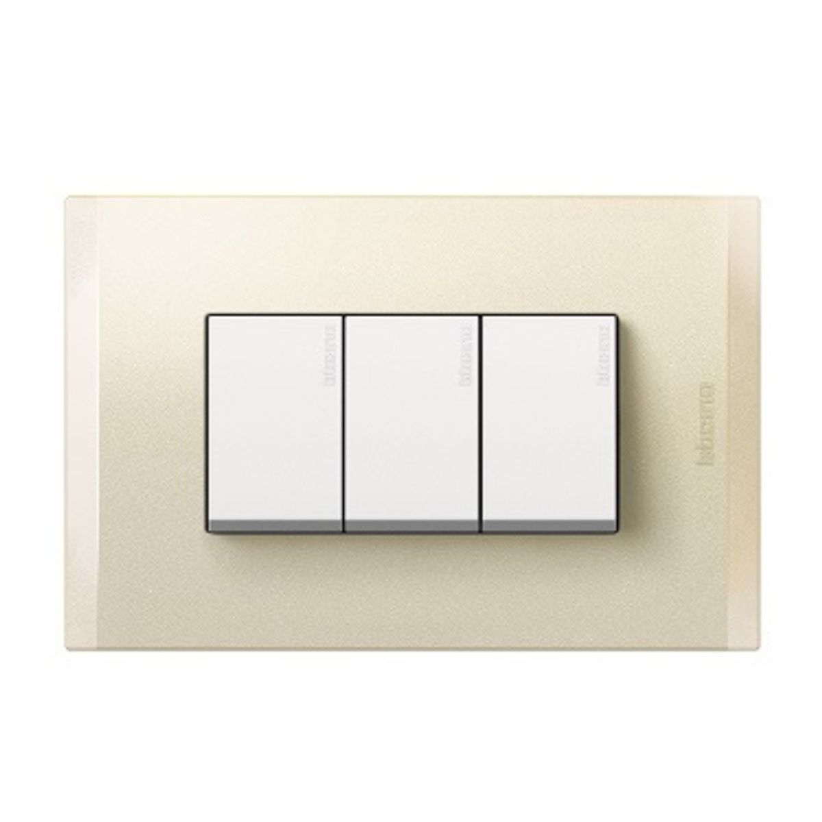 BTICINO - Interruptor 9-32 Bticino 10Ax 250V Blanco Perla Nobile