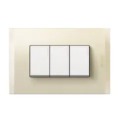 BTICINO - Interruptor 9-32 10Ax 250V Blanco Perla Nobile